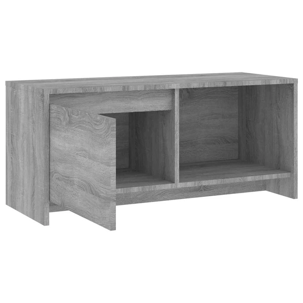 TV staliukas Televizoriaus spintelė, pilkos ąžuolo spalvos, 90x35x40cm, MDP