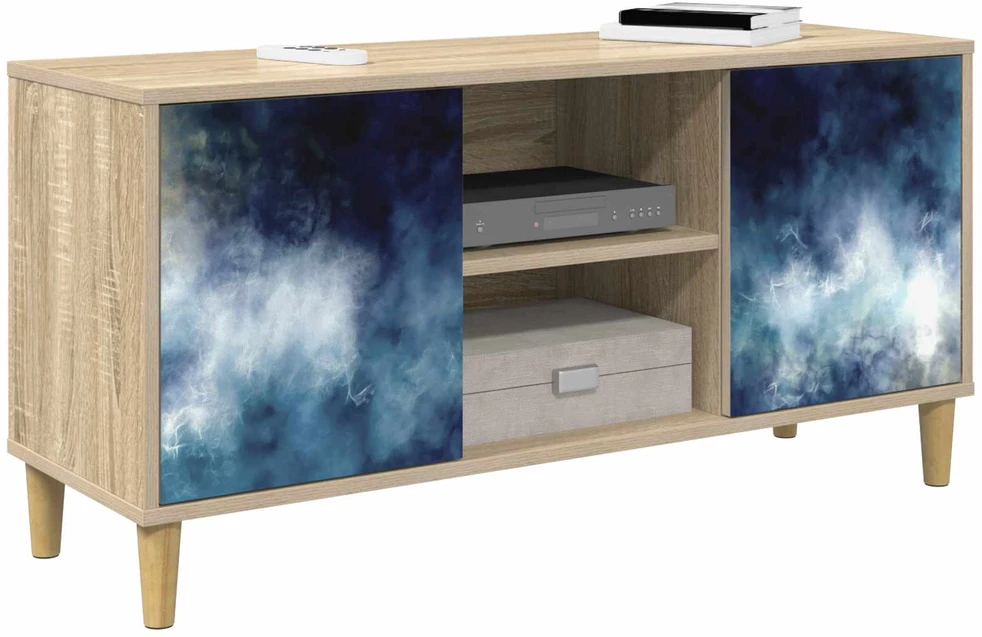 TV staliukas Televizoriaus spintelė RAALTE 102 x 33 x 50 cm Sonoma ąžuolo
