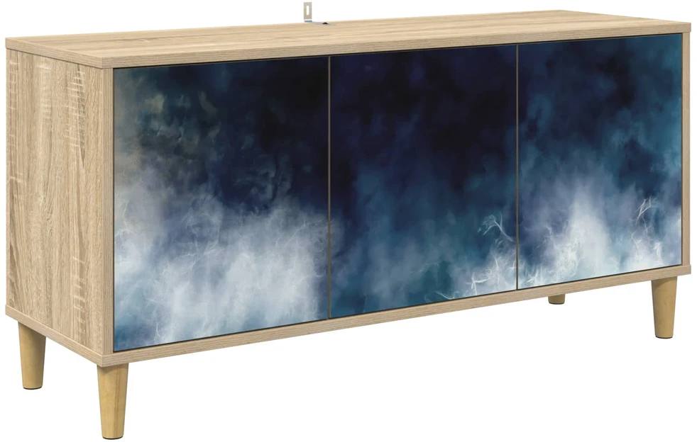 TV staliukas Televizoriaus spintelė RAALTE 102 x 33 x 50 cm Sonoma ąžuolo