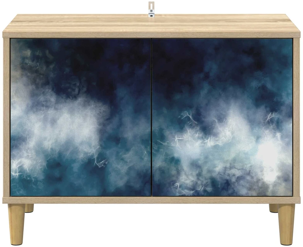 TV staliukas Televizoriaus spintelė RAALTE 69 x 33 x 50 cm Sonoma ąžuolo