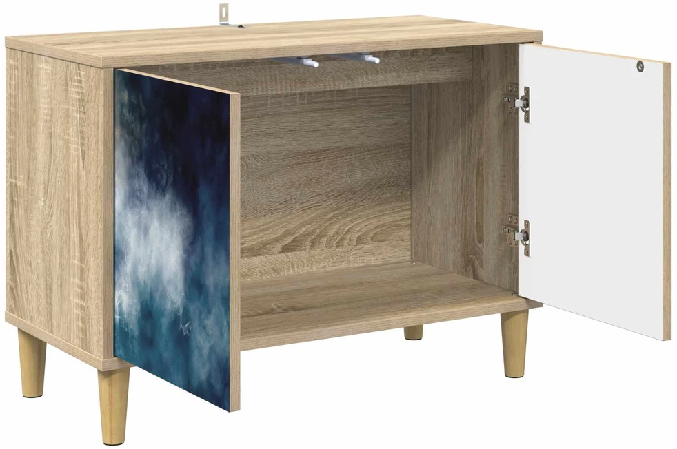 TV staliukas Televizoriaus spintelė RAALTE 69 x 33 x 50 cm Sonoma ąžuolo