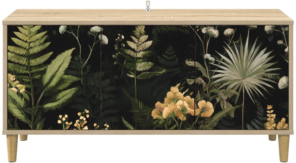 TV staliukas Televizoriaus spintelė RHENEN 102 x 33 x 50 cm Sonoma ąžuolo