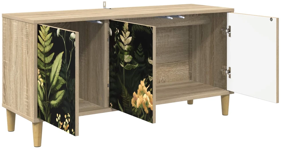 TV staliukas Televizoriaus spintelė RHENEN 102 x 33 x 50 cm Sonoma ąžuolo