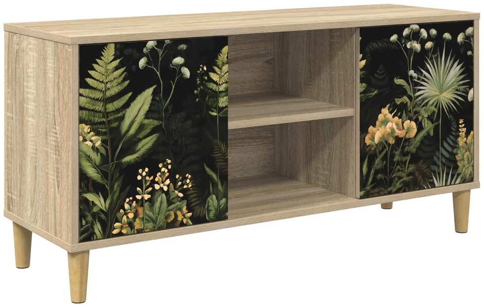 TV staliukas Televizoriaus spintelė RHENEN 102 x 33 x 50 cm Sonoma ąžuolo