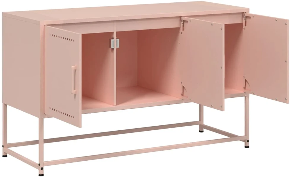 TV staliukas Televizoriaus spintelė, rožinė, 100,5x39x60,5cm, plienas