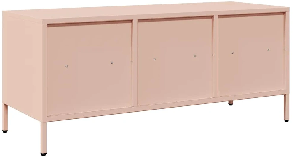 TV staliukas Televizoriaus spintelė, rožinė, 101,5x39x43,5cm, plienas
