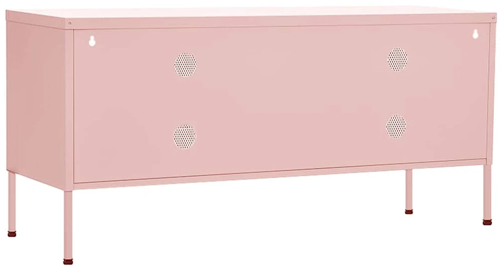 TV staliukas Televizoriaus spintelė, rožinė, 105x35x50cm, plienas