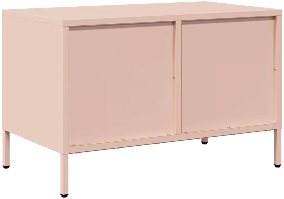 TV staliukas Televizoriaus spintelė, rožinės, 68x39x43,5cm, plienas
