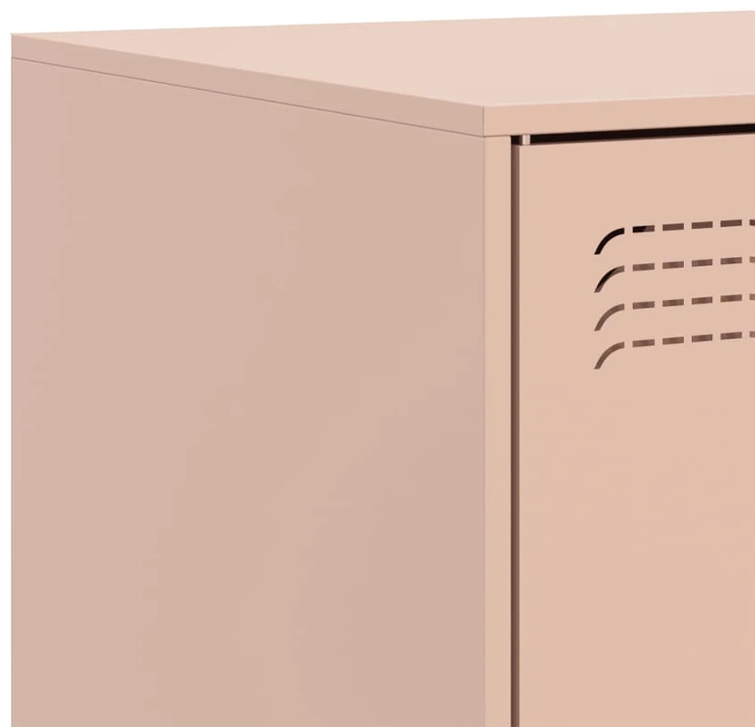 TV staliukas Televizoriaus spintelė, rožinės spalvos, 99x39x44cm, plienas