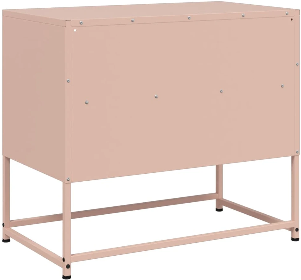 TV staliukas Televizoriaus spintelė, rožinės spalvos, 68x39x60,5cm, plienas