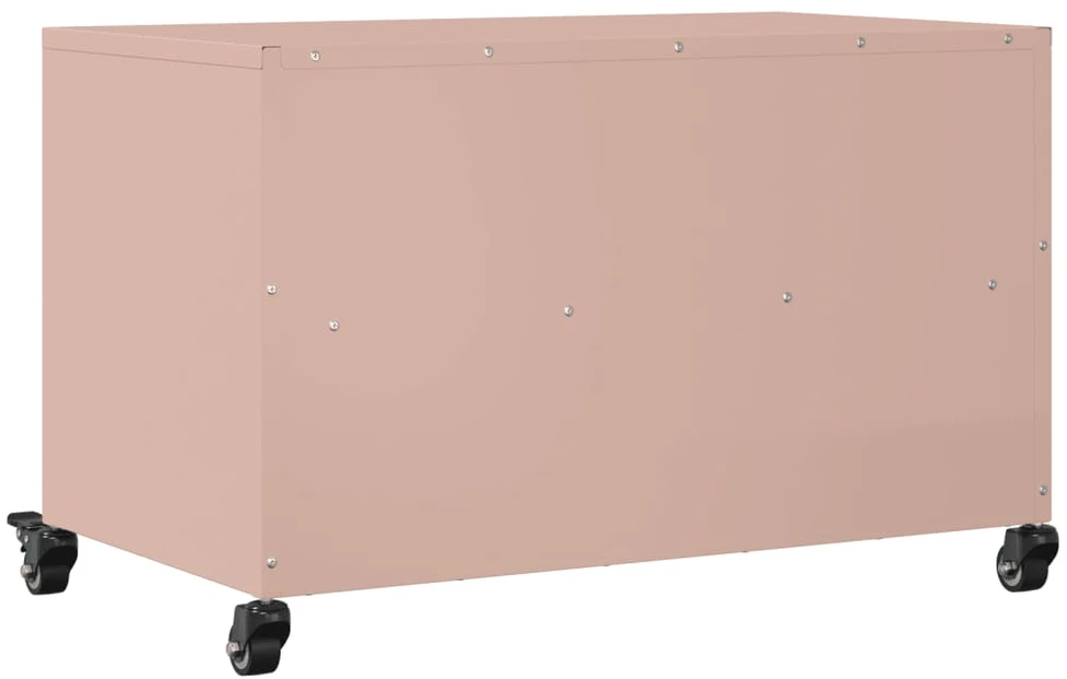 TV staliukas Televizoriaus spintelė, rožinės spalvos, 68x39x43,5cm, plienas