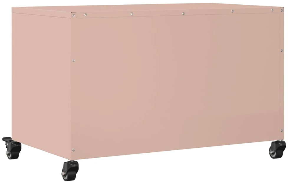 TV staliukas Televizoriaus spintelė, rožinės spalvos, 68x39x43,5cm, plienas
