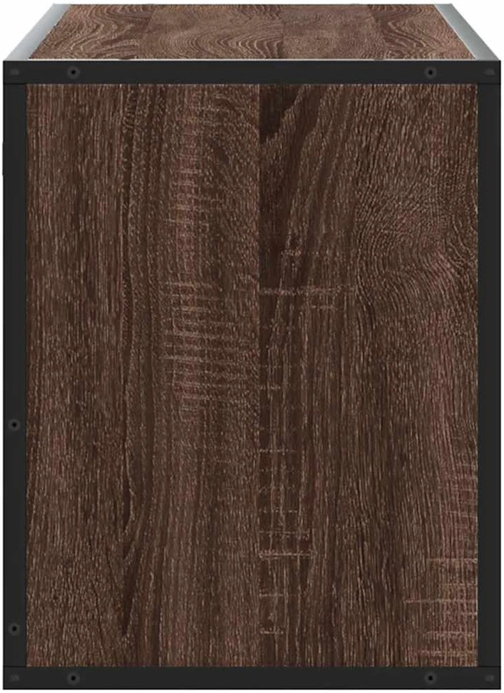 TV staliukas Televizoriaus spintelė, ruda, 100x31x39,5cm, mediena/metalas