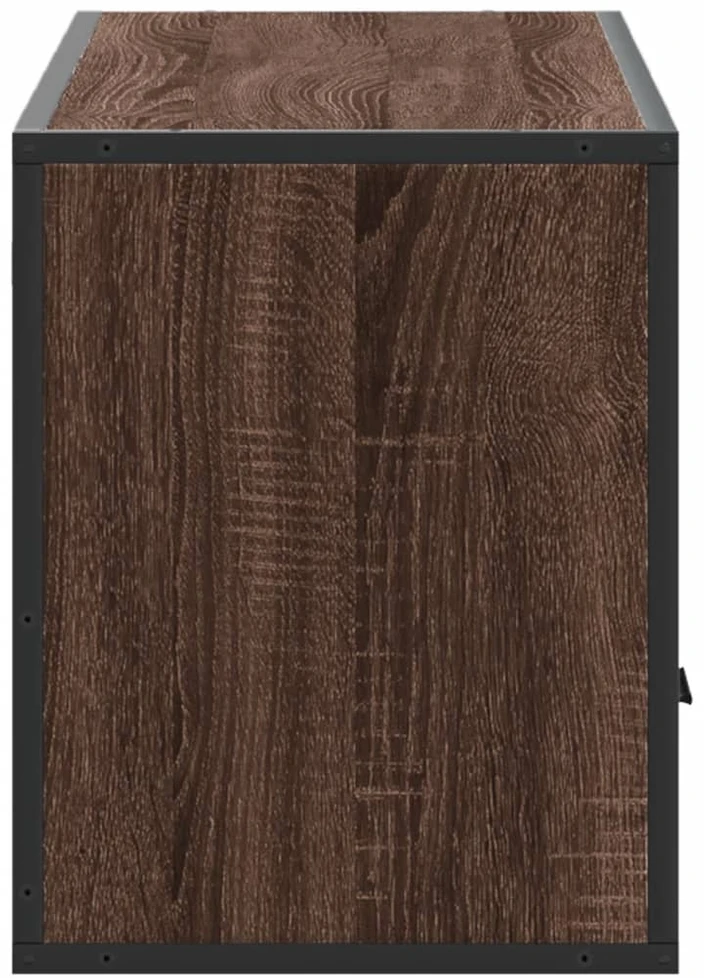 TV staliukas Televizoriaus spintelė, ruda, 100x31x39,5cm, mediena/metalas