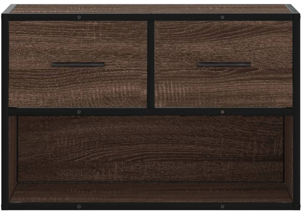 TV staliukas Televizoriaus spintelė, ruda, 60x31x39,5cm, mediena/metalas