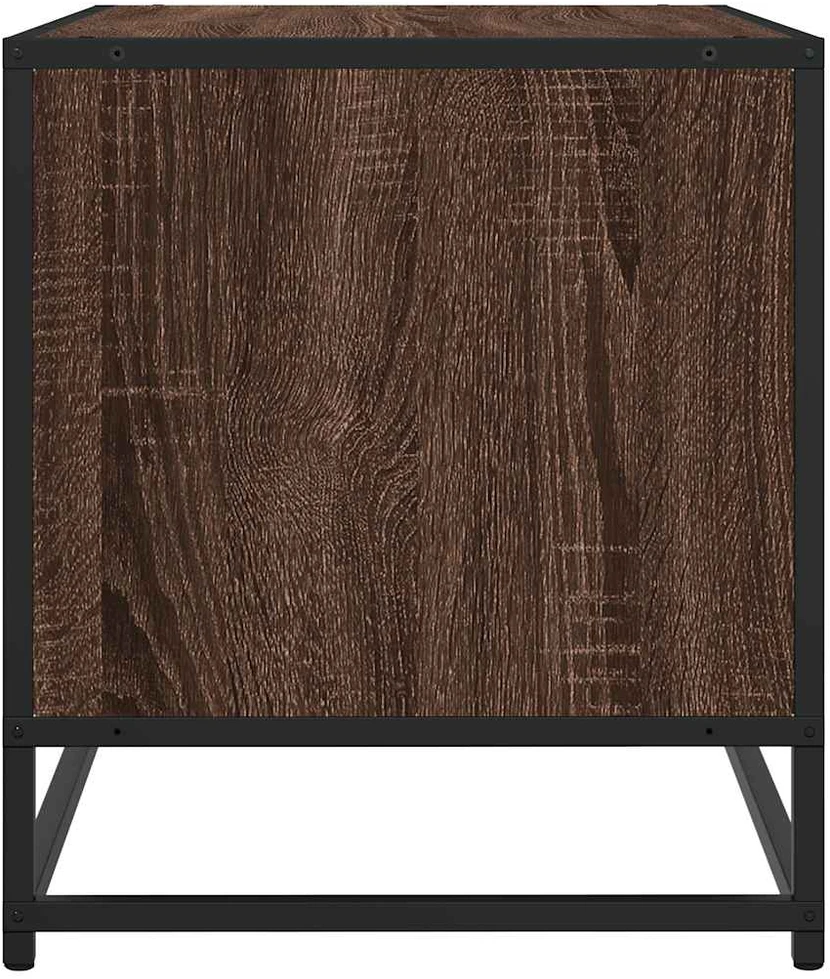 TV staliukas Televizoriaus spintelė, ruda, 61x40x46cm, mediena ir metalas