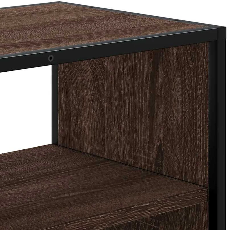 TV staliukas Televizoriaus spintelė, ruda, 80x31x39,5cm, mediena/metalas