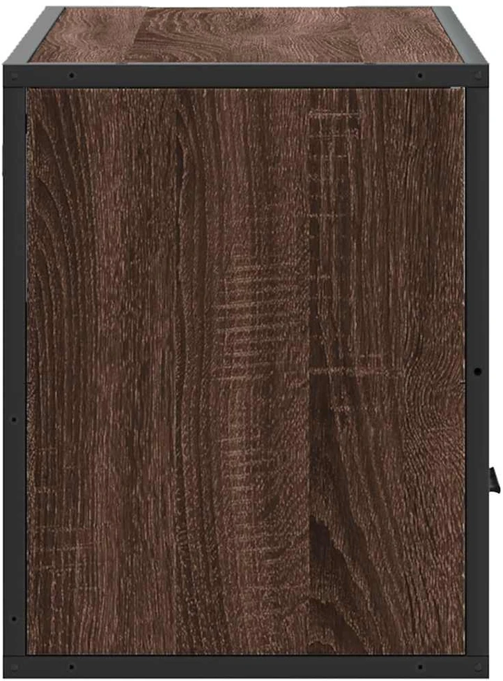 TV staliukas Televizoriaus spintelė, ruda, 80x31x39,5cm, mediena/metalas
