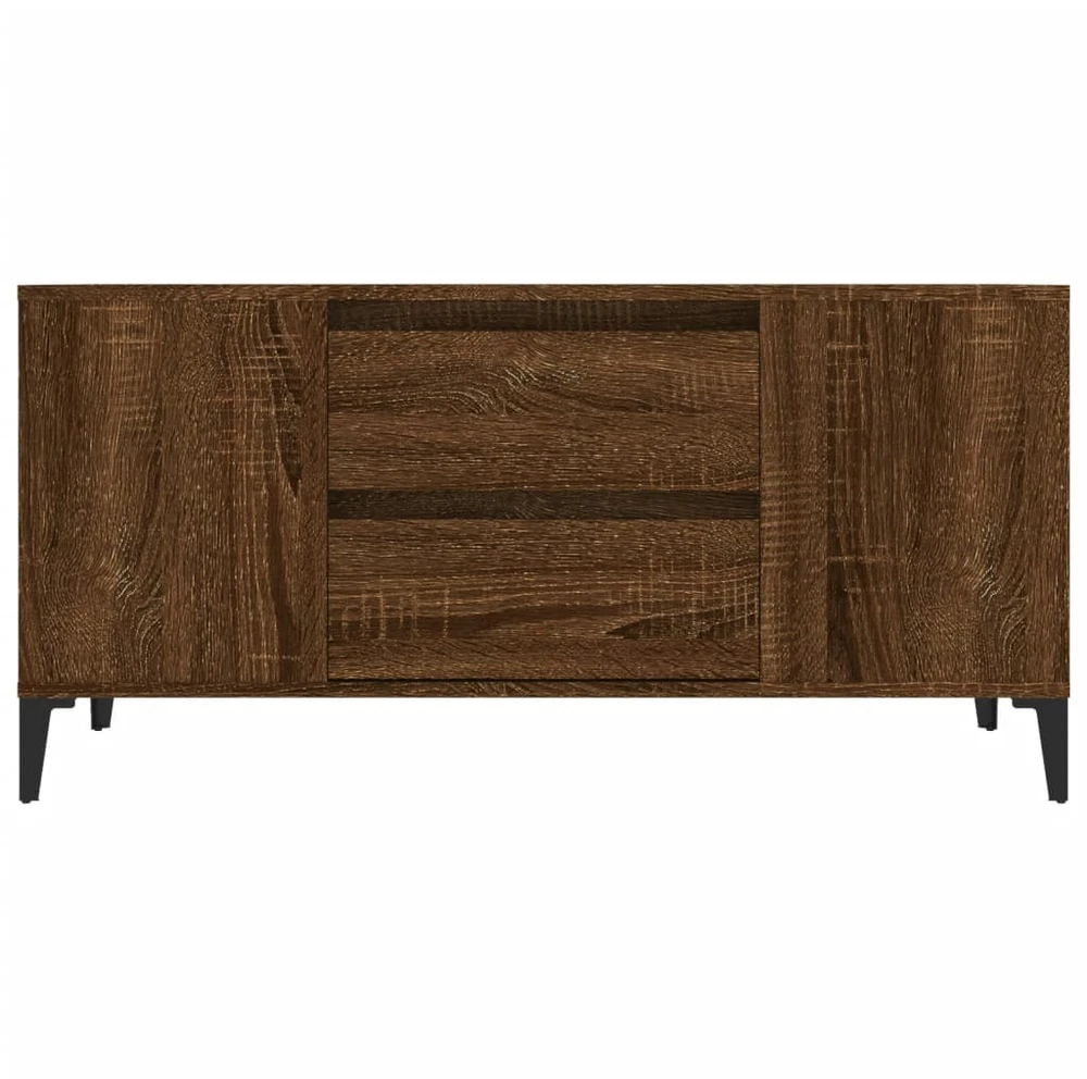 TV staliukas Televizoriaus spintelė, ruda ąžuolo, 102x44,5x50cm, mediena