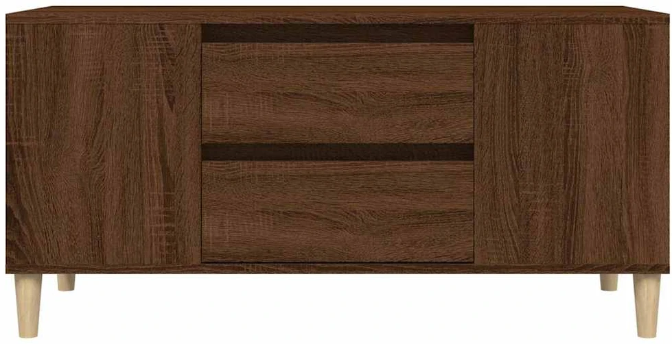 TV staliukas Televizoriaus spintelė, ruda ąžuolo, 102x44,5x50cm, mediena
