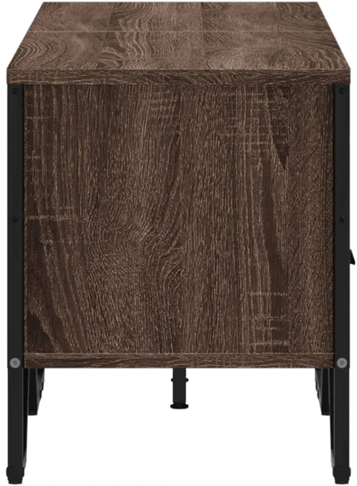 TV staliukas Televizoriaus spintelė, ruda ąžuolo, 122x34x41cm, mediena