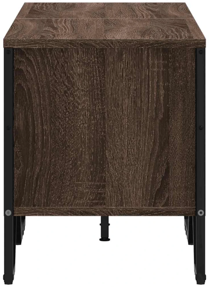 TV staliukas Televizoriaus spintelė, ruda ąžuolo, 122x34x41cm, mediena