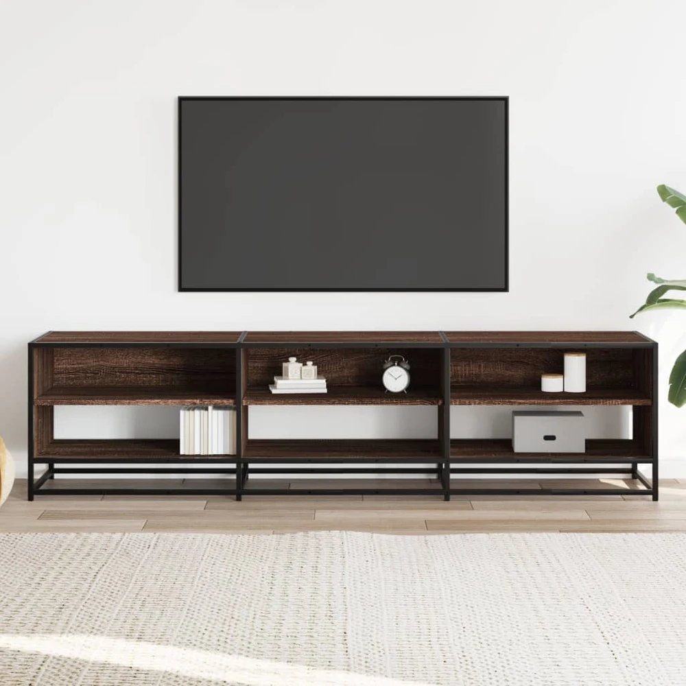 TV staliukas Televizoriaus spintelė, ruda ąžuolo, 180x40x46cm, mediena
