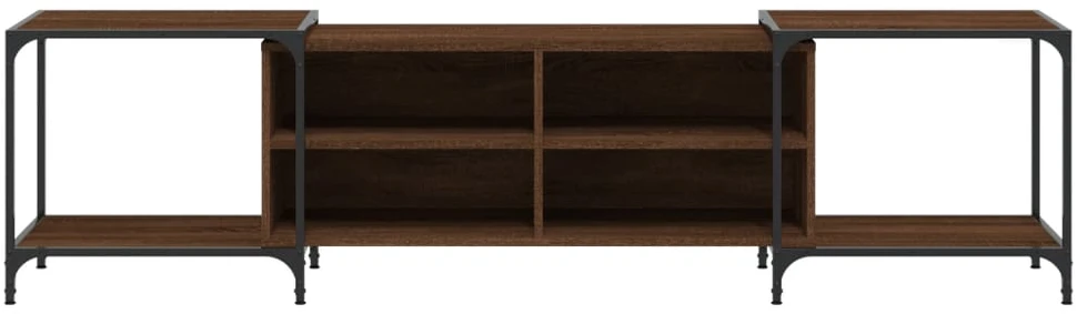 TV staliukas Televizoriaus spintelė, ruda ąžuolo, 203x37x50cm, mediena