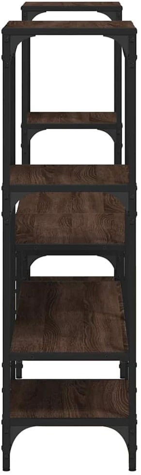 TV staliukas Televizoriaus spintelė, ruda ąžuolo, 206,5x28,5x95cm, mediena