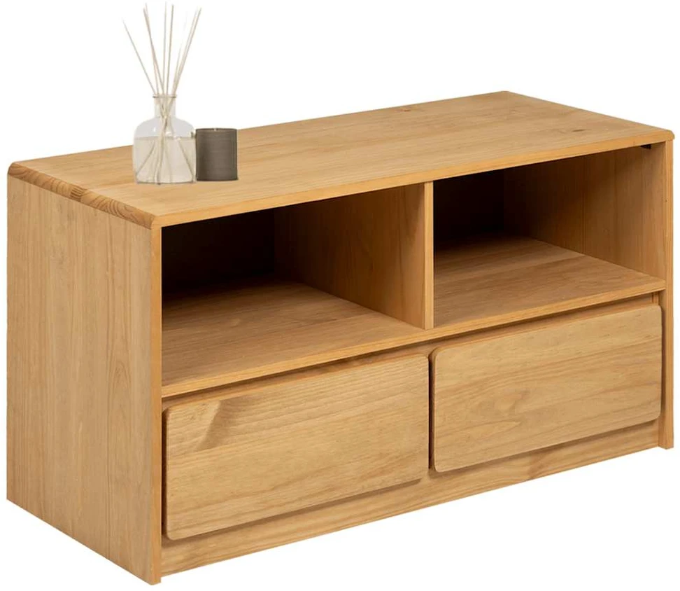 TV staliukas Televizoriaus spintelė SAUDA, ąžuolo, 99x43x55cm, pušis
