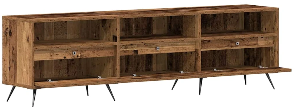 TV staliukas Televizoriaus spintelė 150 x 30 x 44,5 cm Sena mediena