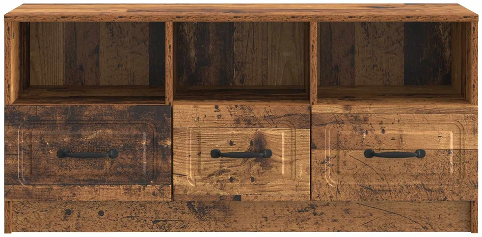 TV staliukas Televizoriaus spintelė Sendintos medienos 102 x 34,5 x 47 cm