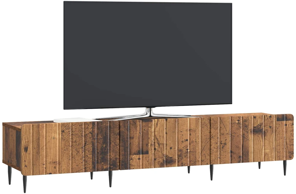 TV staliukas Televizoriaus spintelė Sendintos medienos 147 x 34,5 x 32 cm