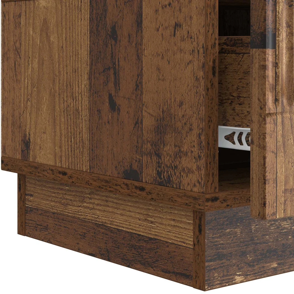 TV staliukas Televizoriaus spintelė Sendintos medienos 147 x 34,5 x 27 cm