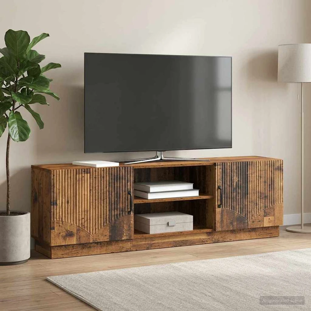 TV staliukas Televizoriaus spintelė Sendintos medienos 150 x 31 x 47 cm