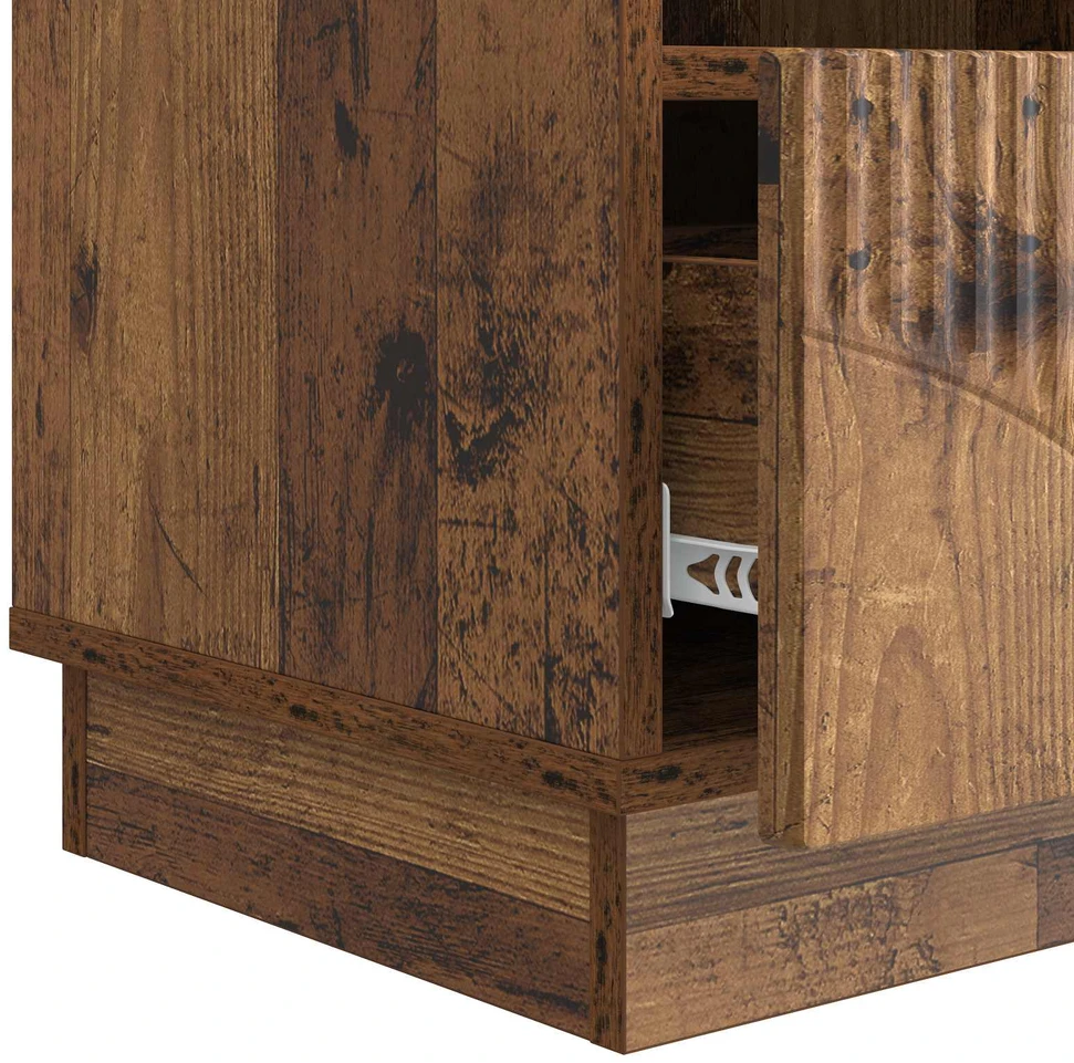 TV staliukas Televizoriaus spintelė Sendintos medienos 102 x 34,5 x 47 cm