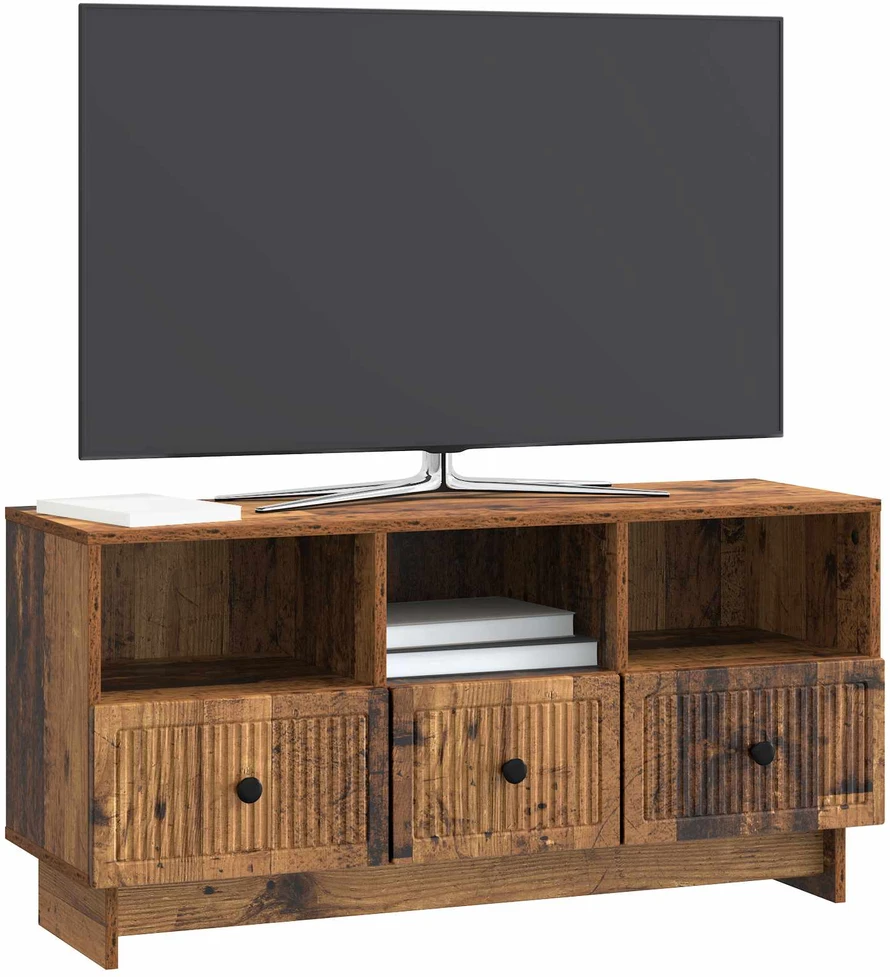TV staliukas Televizoriaus spintelė Sendintos medienos 102 x 34,5 x 50 cm