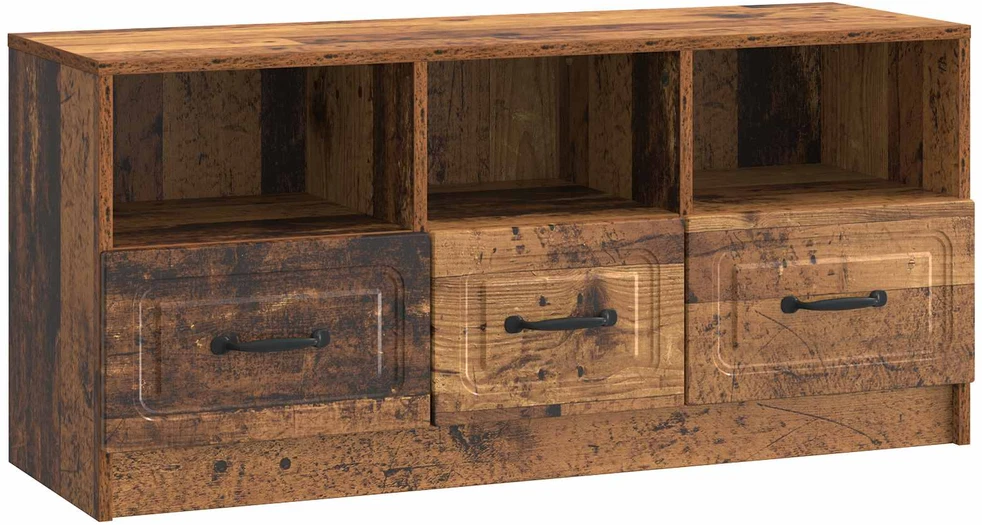 TV staliukas Televizoriaus spintelė Sendintos medienos 102 x 34,5 x 47 cm