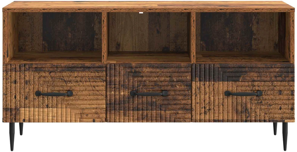 TV staliukas Televizoriaus spintelė Sendintos medienos 102 x 34,5 x 50 cm
