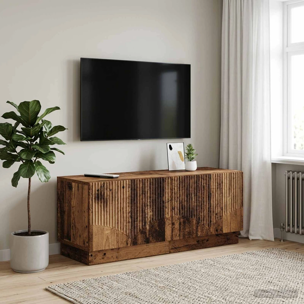 TV staliukas Televizoriaus spintelė Sendintos medienos Apdirbta mediena