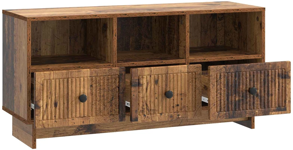 TV staliukas Televizoriaus spintelė Sendintos medienos 102 x 34,5 x 50 cm