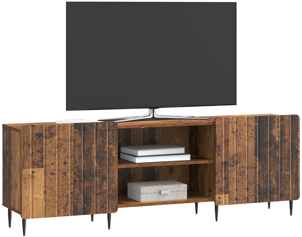 TV staliukas Televizoriaus spintelė Sendintos medienos 150 x 31 x 52 cm