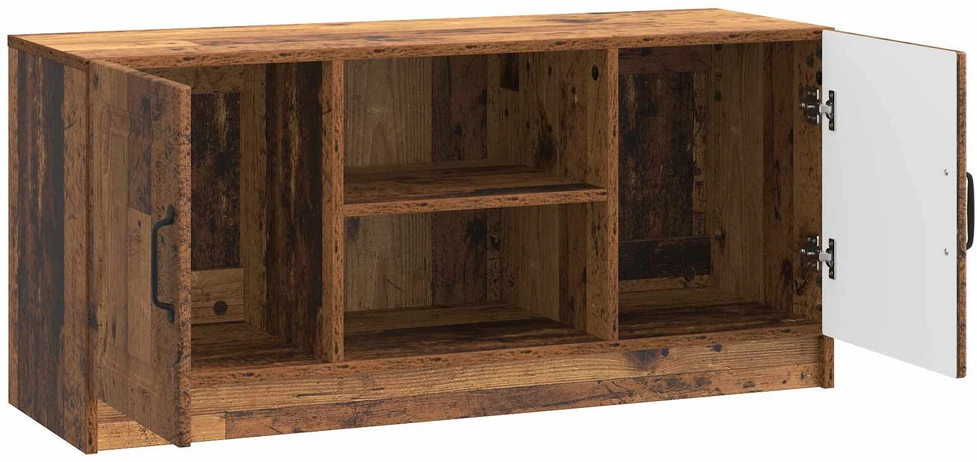 TV staliukas Televizoriaus spintelė Sendintos medienos 102 x 34,5 x 47 cm