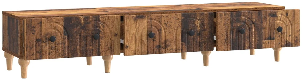 TV staliukas Televizoriaus spintelė Sendintos medienos 147 x 34,5 x 30 cm