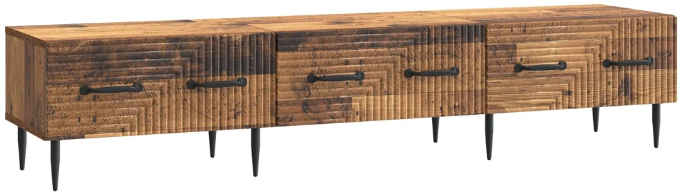TV staliukas Televizoriaus spintelė Sendintos medienos 147 x 34,5 x 30 cm