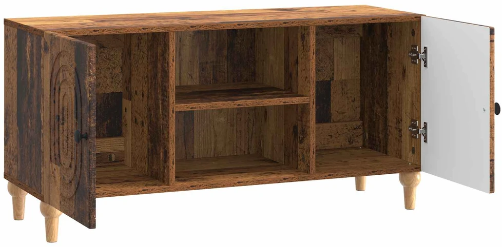 TV staliukas Televizoriaus spintelė Sendintos medienos 102 x 34,5 x 50 cm