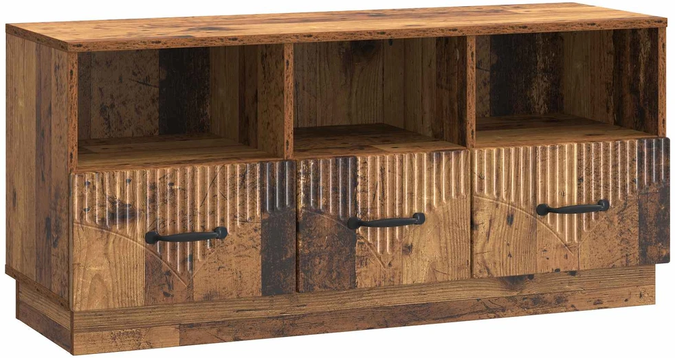 TV staliukas Televizoriaus spintelė Sendintos medienos 102 x 34,5 x 47 cm