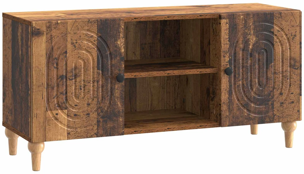 TV staliukas Televizoriaus spintelė Sendintos medienos 102 x 34,5 x 50 cm