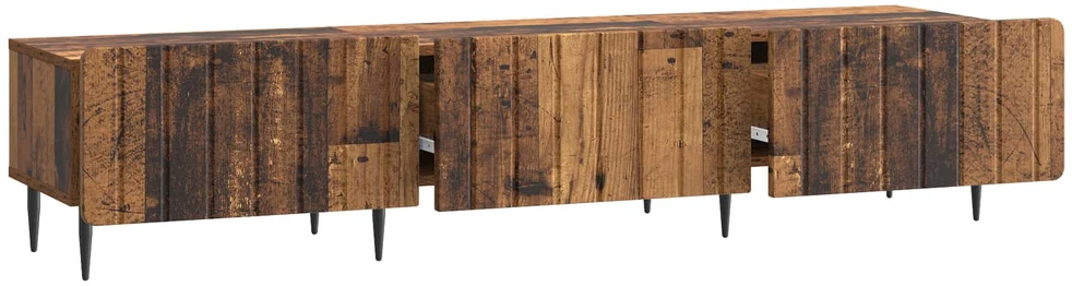 TV staliukas Televizoriaus spintelė Sendintos medienos 147 x 34,5 x 32 cm