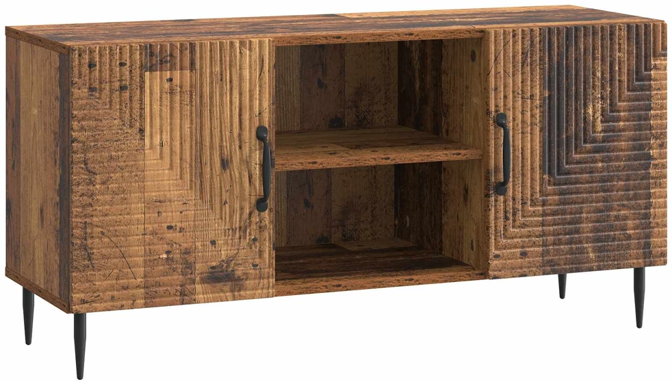 TV staliukas Televizoriaus spintelė Sendintos medienos 102 x 34,5 x 50 cm